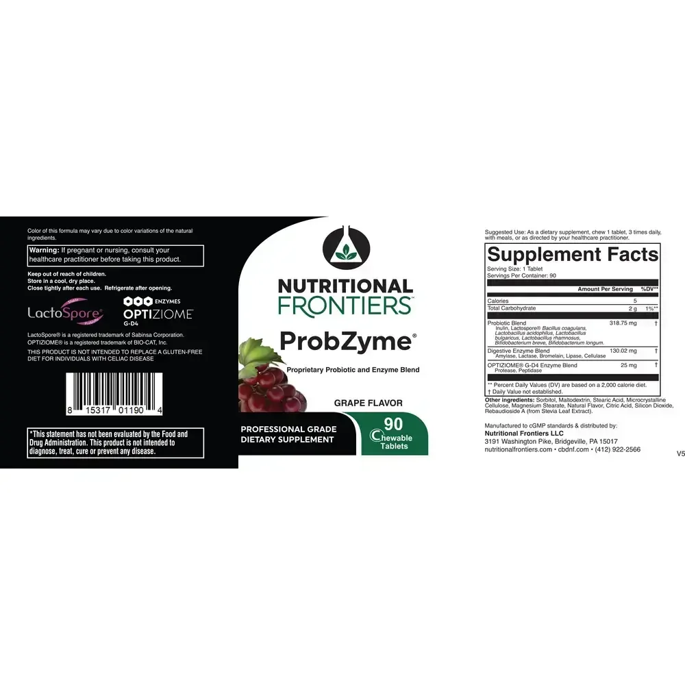 Product image for ProbZyme, Grape Chewables (California Only).