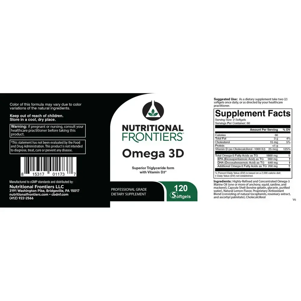 Product image for Omega 3D (California Only).