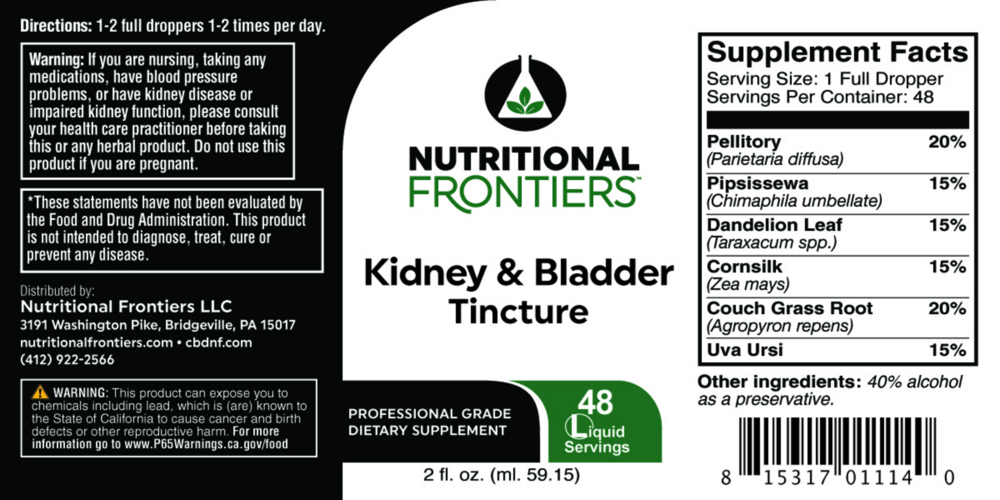 Product image for Kidney &amp; Bladder (California Only).