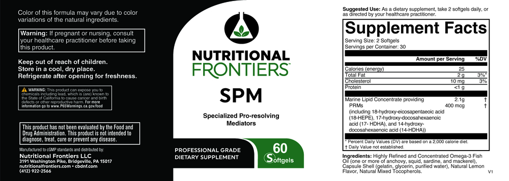 Product image for SPM (California Only).