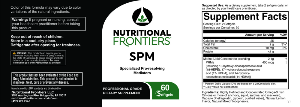 Product image for SPM (California Only).