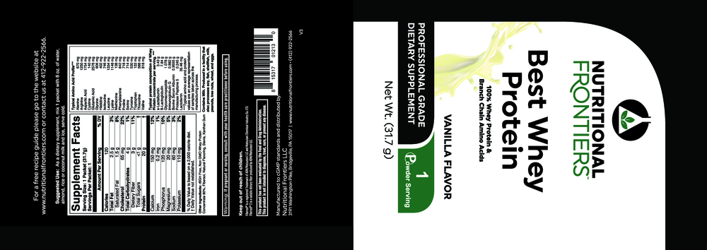 Product image for The Best Whey - Vanilla (California Only).