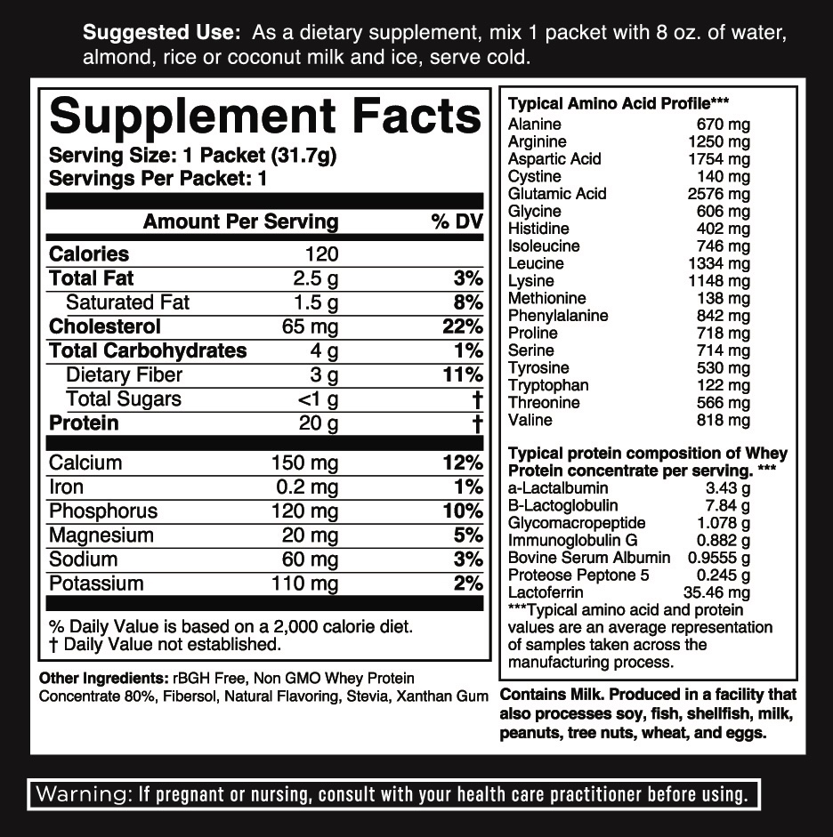 Product image for The Best Whey - Vanilla (California Only).
