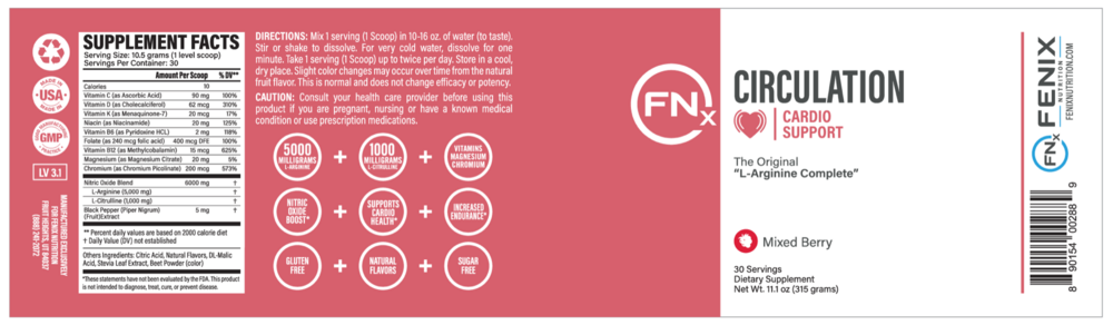 Product image for Circulation (Cardio Support) - Mixed Berry.