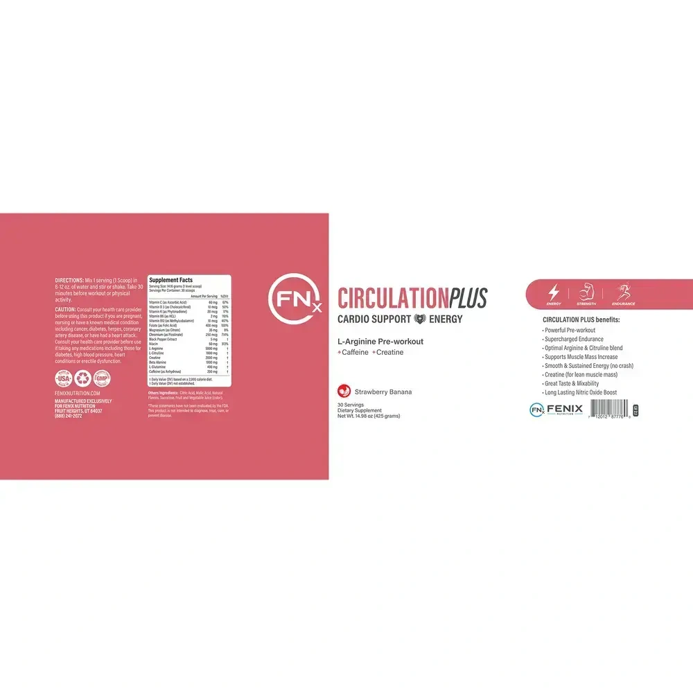 Product image for Circulation PLUS, Strawberry Banana (Formerly Drive).