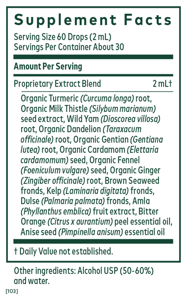 Product image for Digestive Bitters with Turmeric.