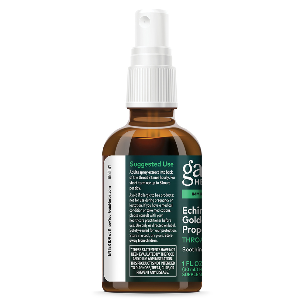 Product image for Echinacea/Gold Propolis Throat Spray.