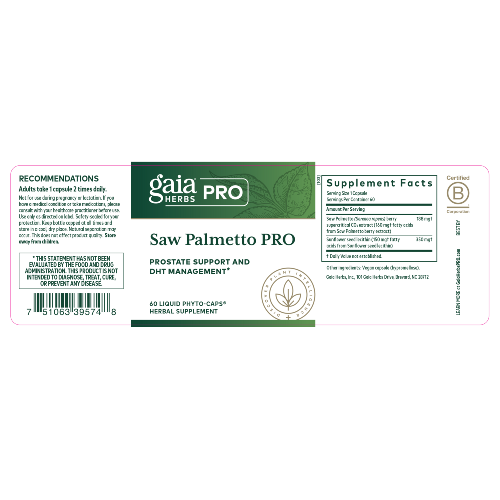 Product image for Saw Palmetto PRO .