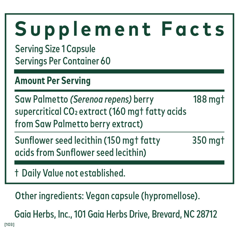 Product image for Saw Palmetto PRO .