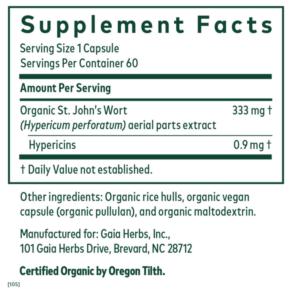 Product image for St. John's Wort.