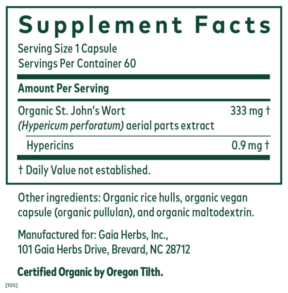 Product image for St. John's Wort.