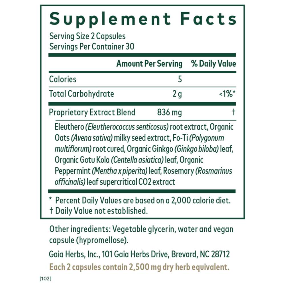 Product image for Cognitive Formula Capsules.