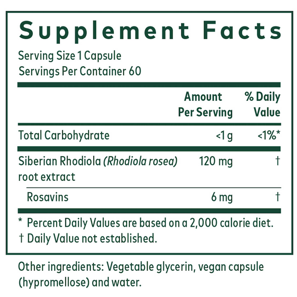 Product image for Rhodiola Phyto-Caps.