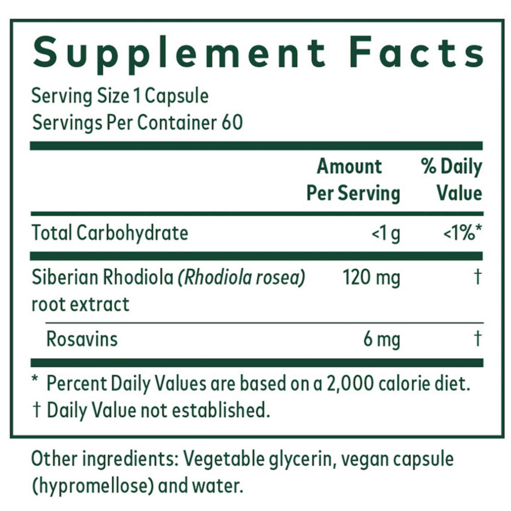Product image for Rhodiola Phyto-Caps.