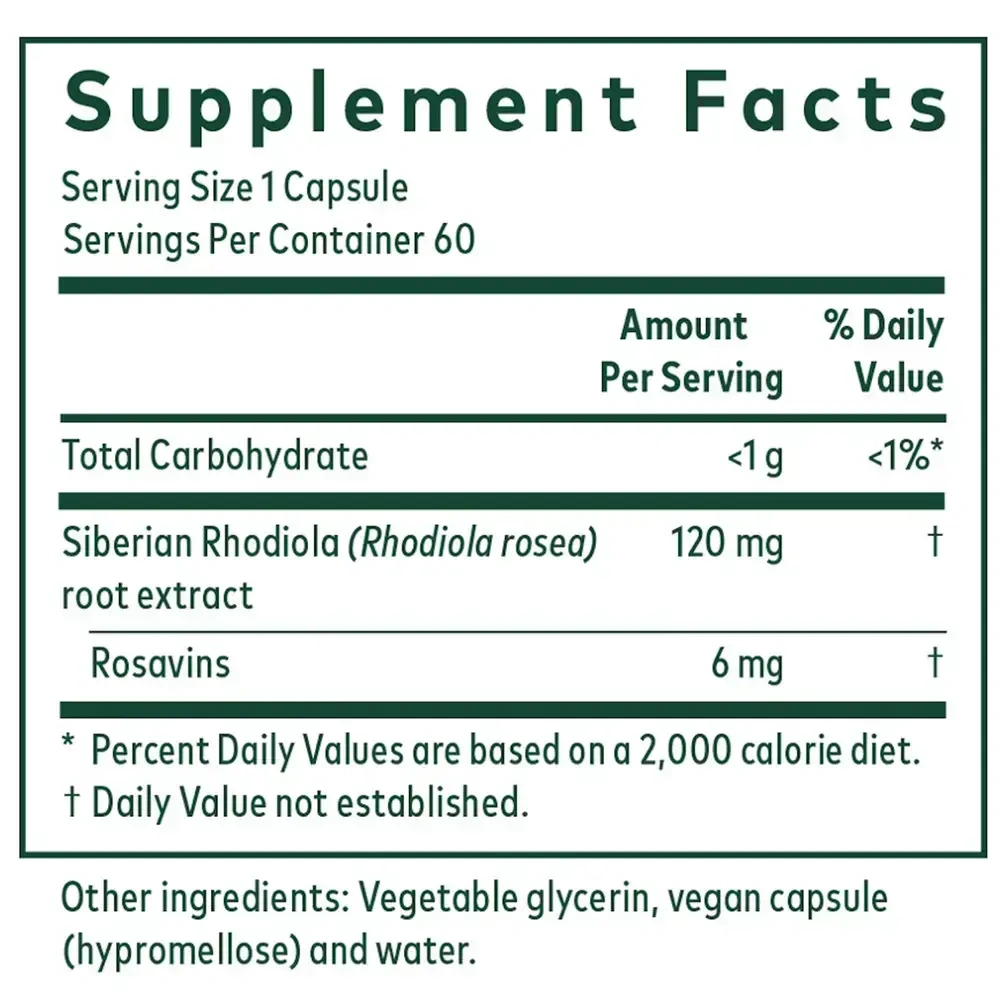 Product image for Rhodiola Phyto-Caps.