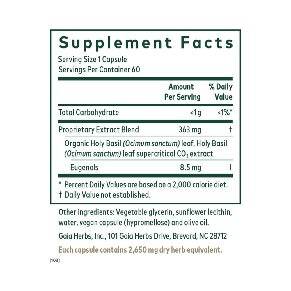 Product image for Holy Basil.