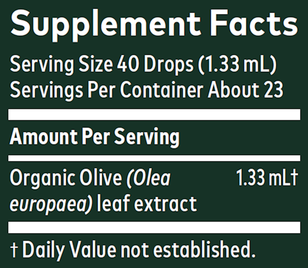 Product image for Organic Olive Leaf.