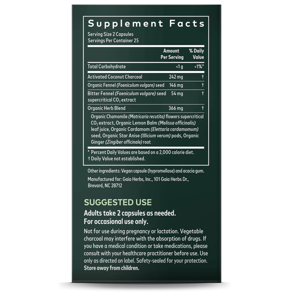 Product image for Gas and Bloating Capsules.