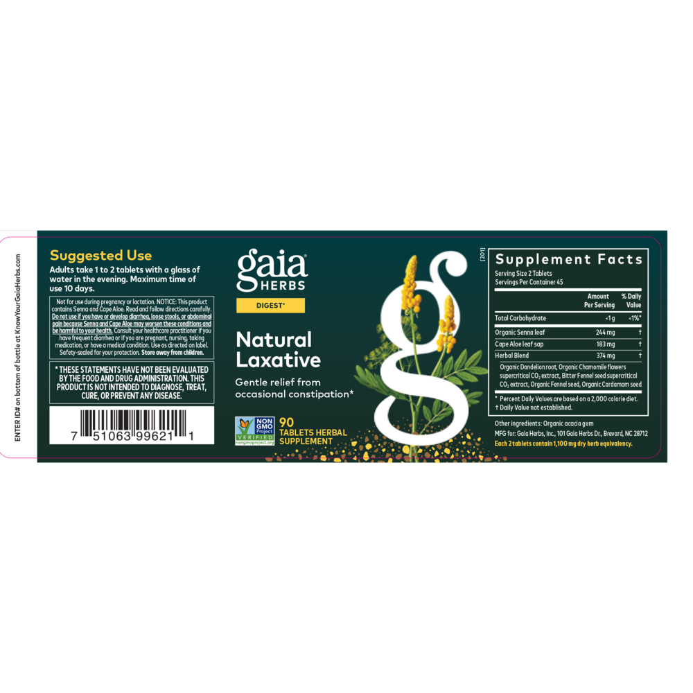 Product image for Natural Laxative.
