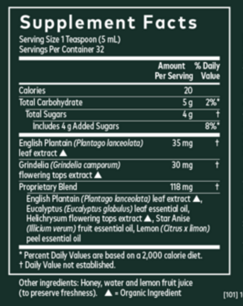 Product image for Bronchial Wellness  Herbal Syrup.