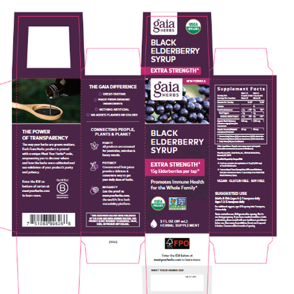 Product image for Black Elderberry Syrup.