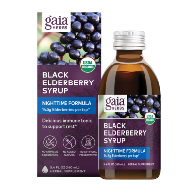 Black Elderberry NightTime Syrup 160 Milliliters