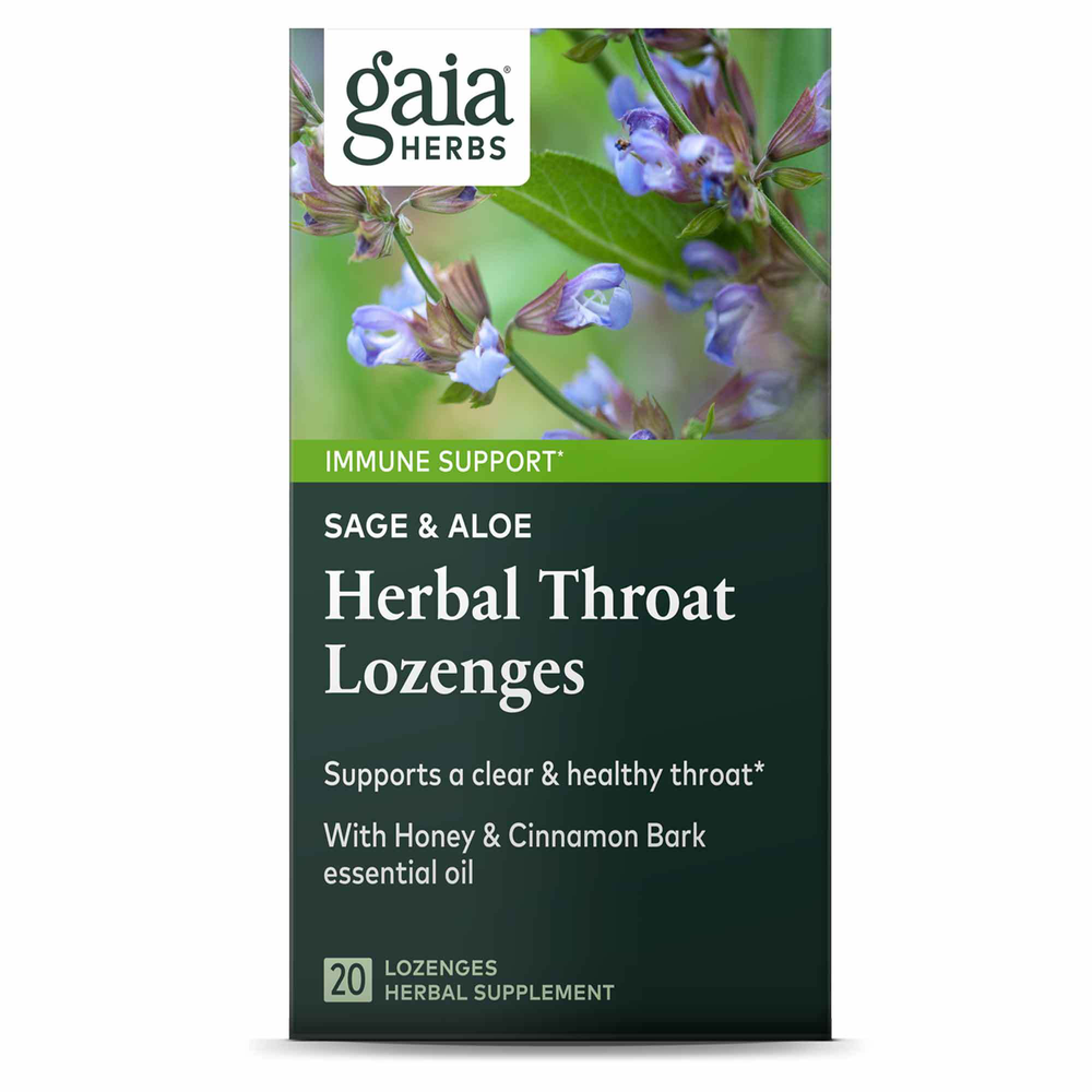 Sage & Aloe Herbal Throat Lozenges product image