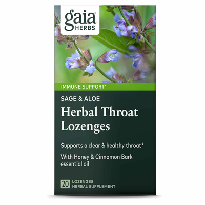 Sage & Aloe Herbal Throat Lozenges 20 lozenges