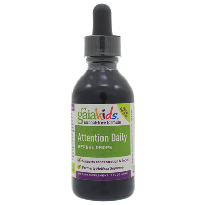 Attention Daily Herbal Drops (Gaia Kids) 2 ounces