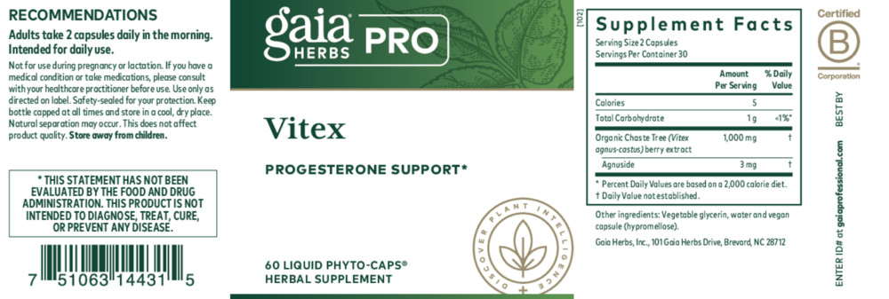 Product image for Vitex: Progesterone Support.
