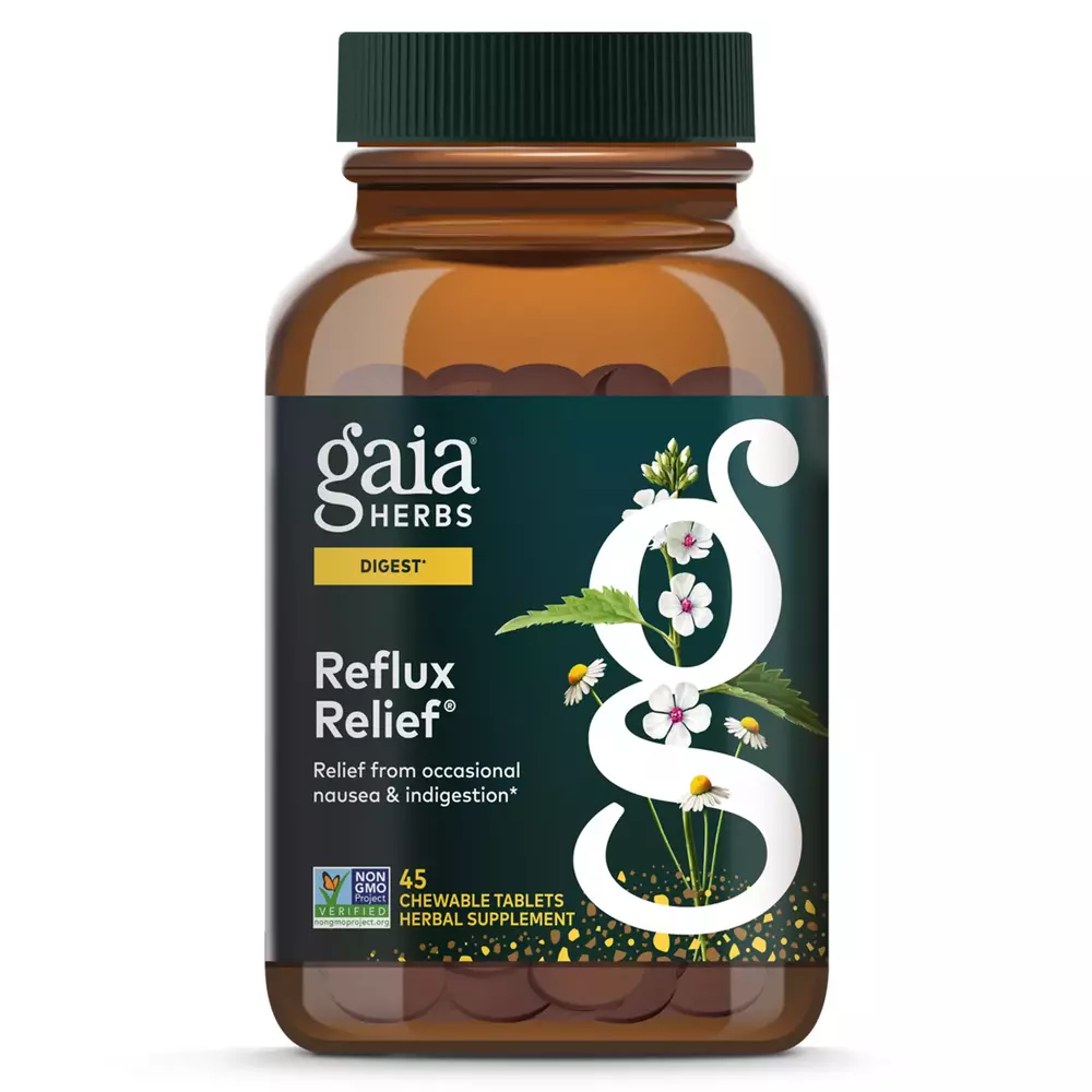Reflux Relief Chewables-Gaia Herbs
