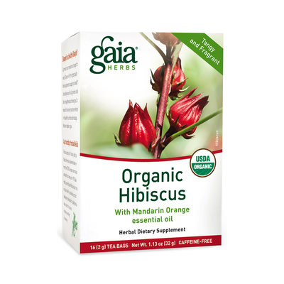 Organic Hibiscus Tea 16 Tea Bags