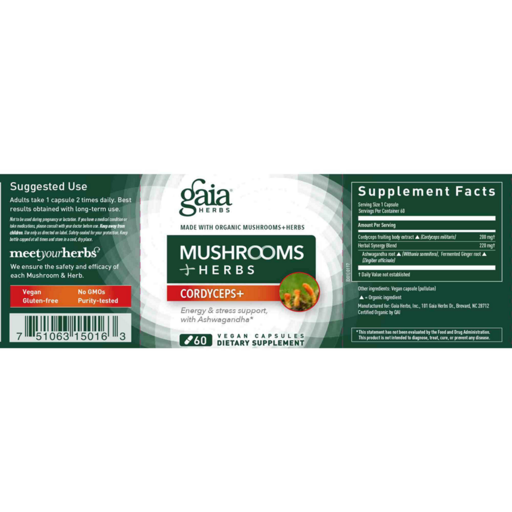 Product image for Adaptogen Performance - Mushrooms &amp; Herbs.
