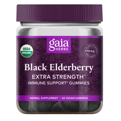 Black Elderberry Extra Strength Gummies 40 Gummies Black Elderberry Extra Strength Gummies 40 Gummies