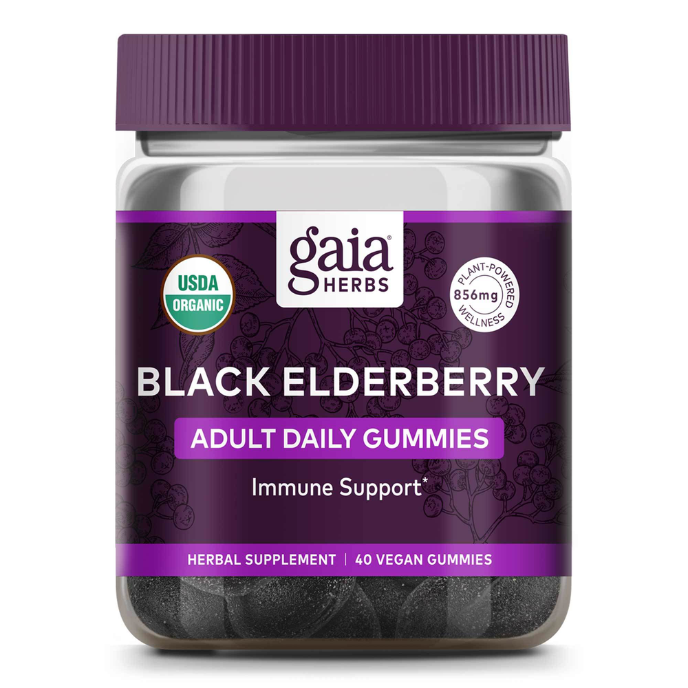 Product image for Black Elderberry Adult Daily Gummies.