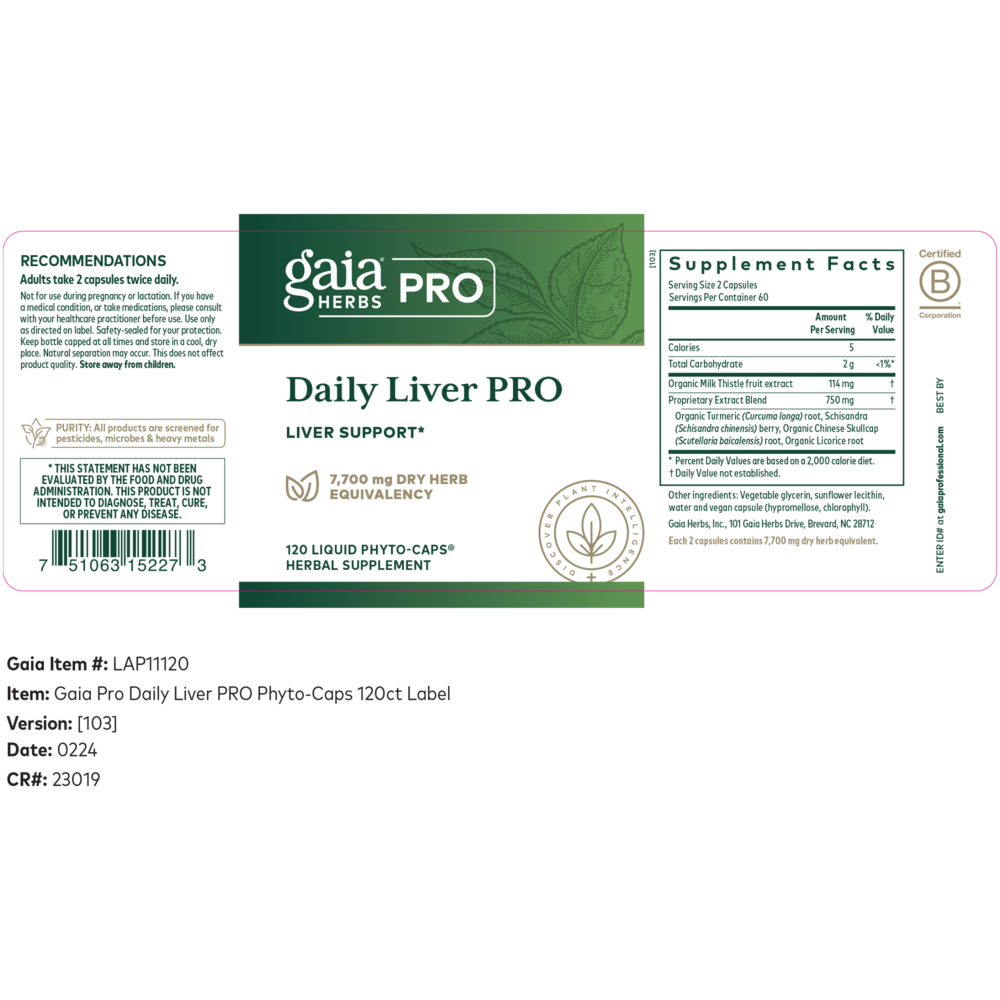 Product image for Daily Liver Pro.