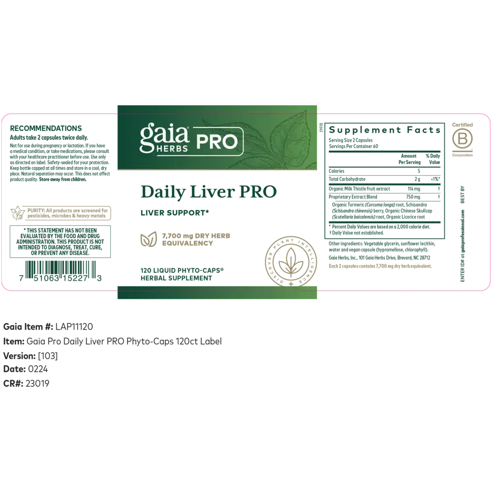 Product image for Daily Liver Pro.