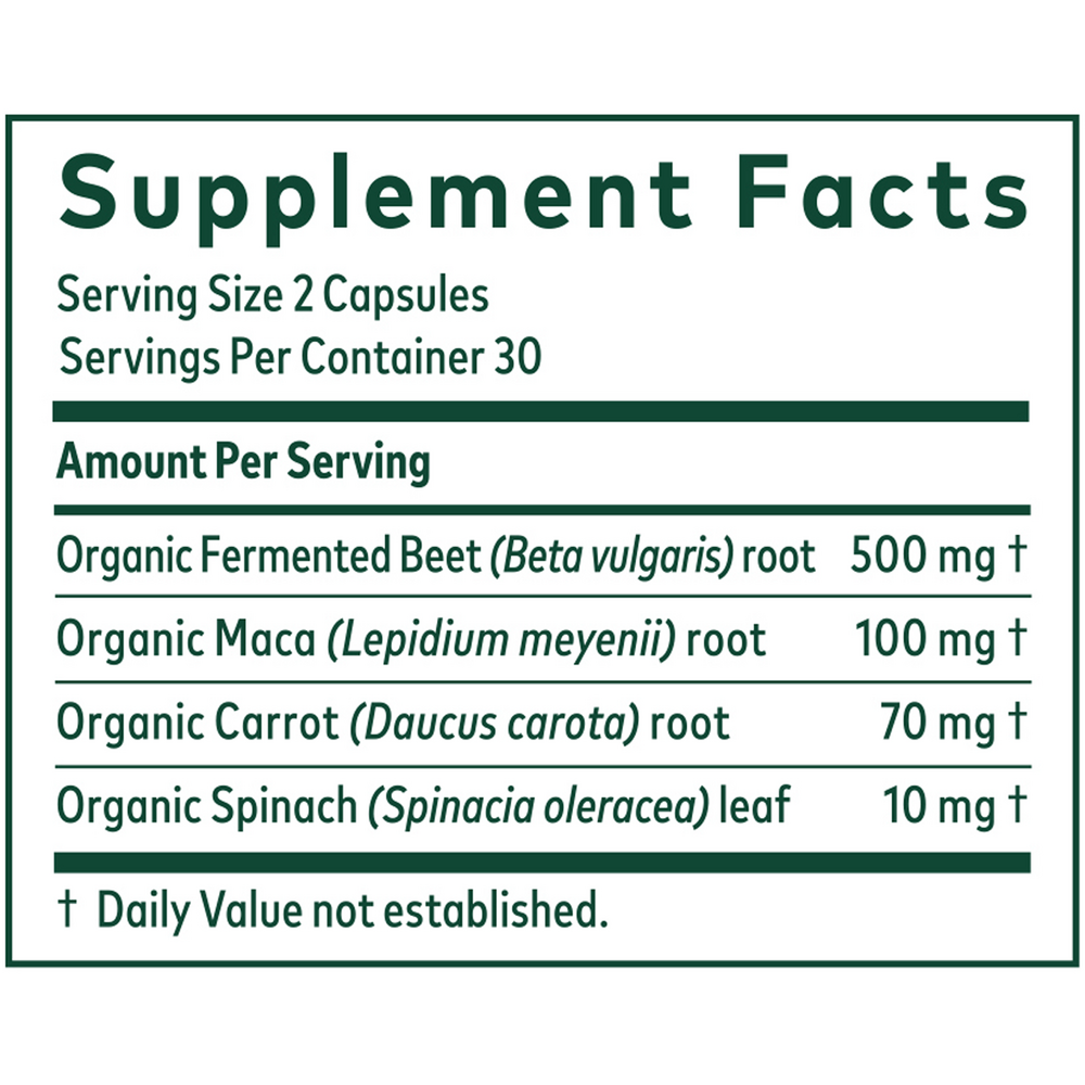 Product image for Fermented Beet &amp; Maca.