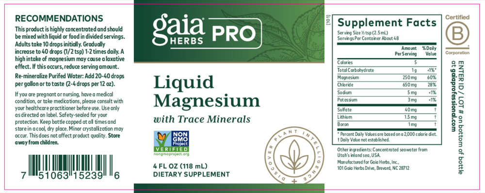 Product image for Liquid Magnesium with Trace Minerals.