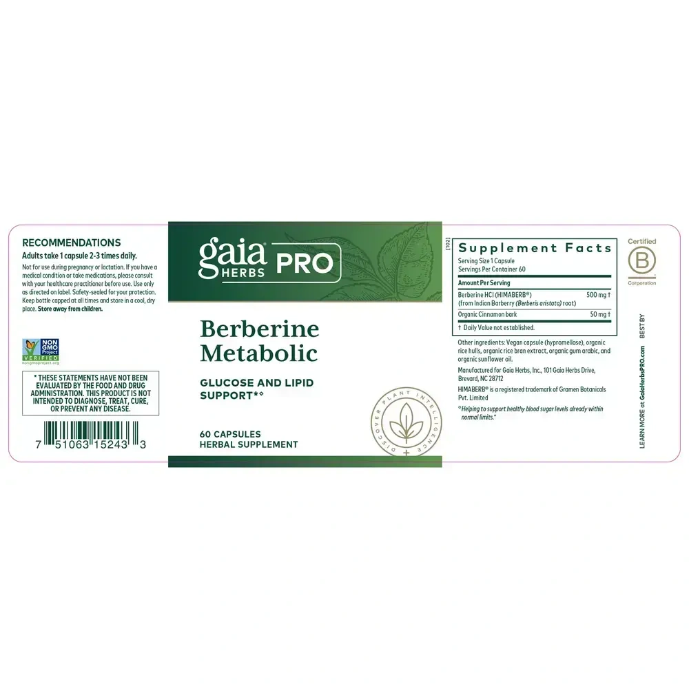 Product image for Berberine Metabolic.