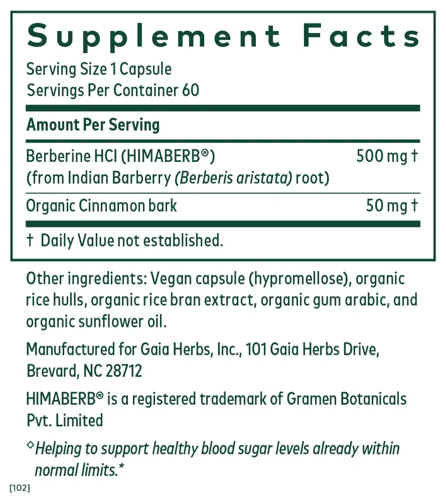 Product image for Berberine Metabolic.