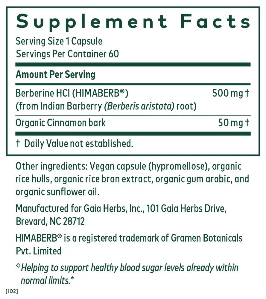 Product image for Berberine Metabolic.