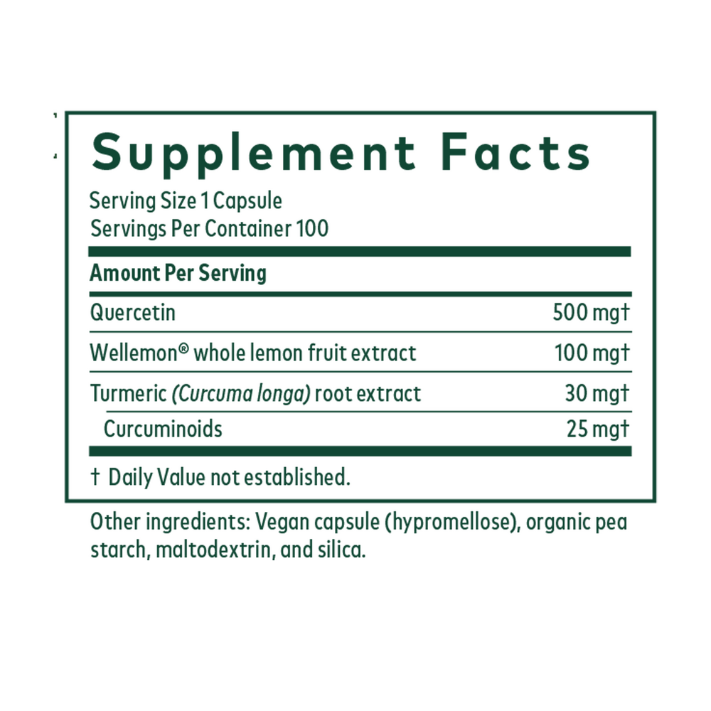 Product image for Quercetin Synergy 500.