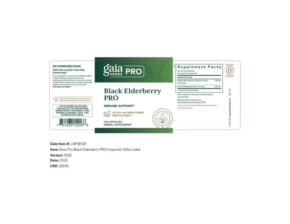 Product image for Black Elderberry PRO.