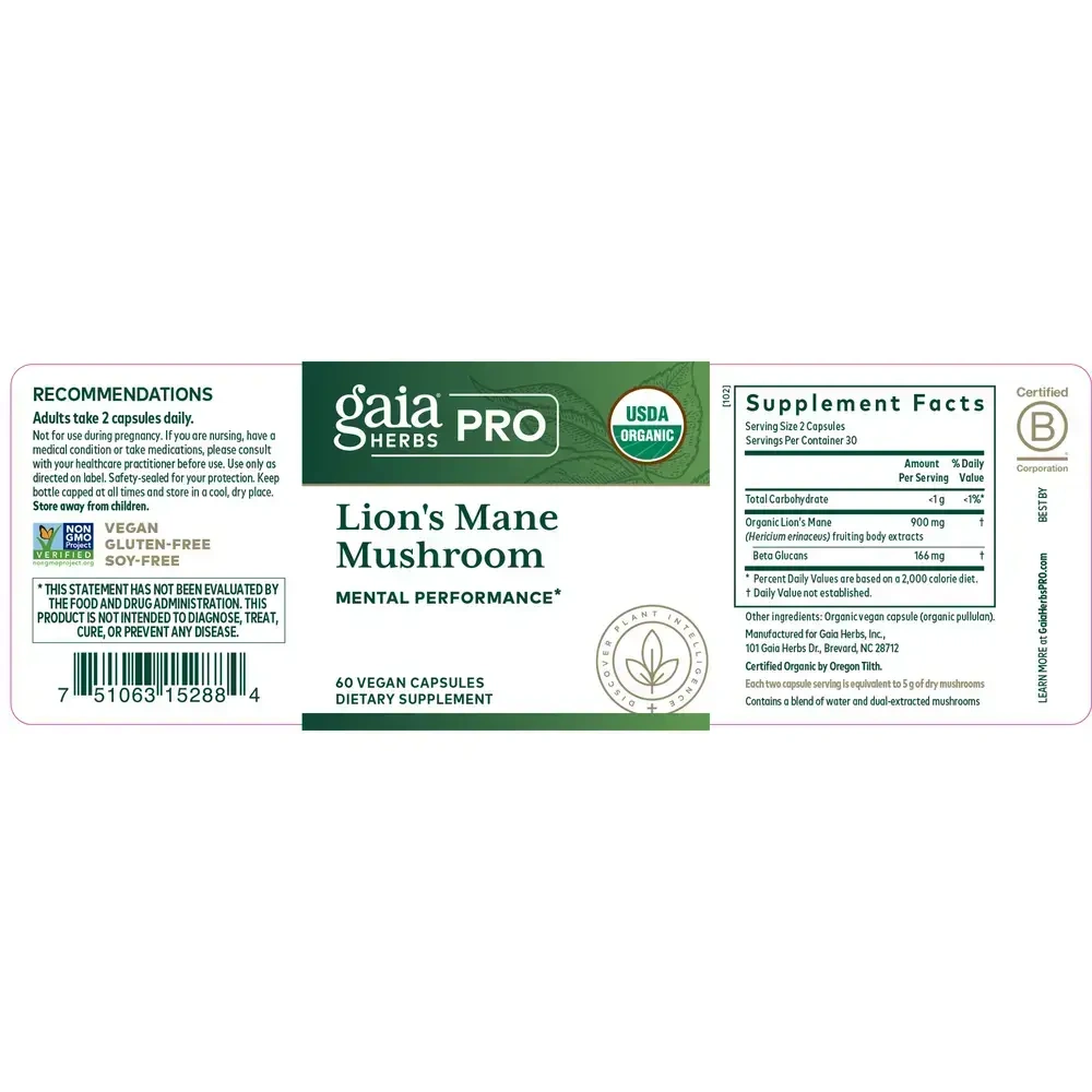 Product image for Lion's Mane Mushroom.