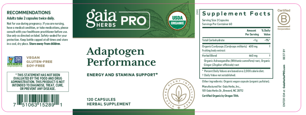 Product image for Adaptogen Performance.