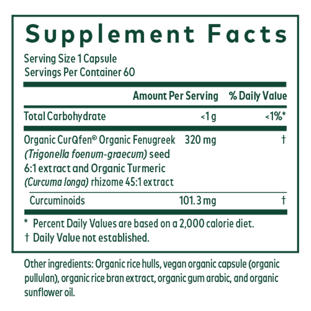 Product image for Turmeric Fenugreek Complex.