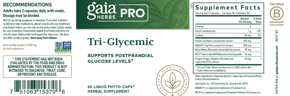 Product image for Tri-Glycemic.