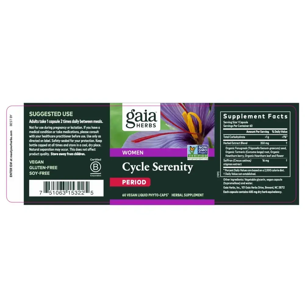 Product image for Cycle Serenity Period.