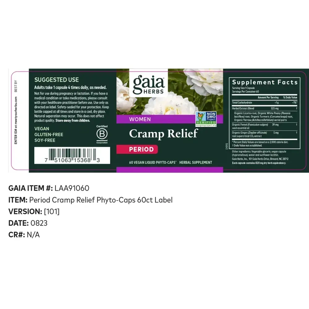 Product image for Cramp Relief Period.
